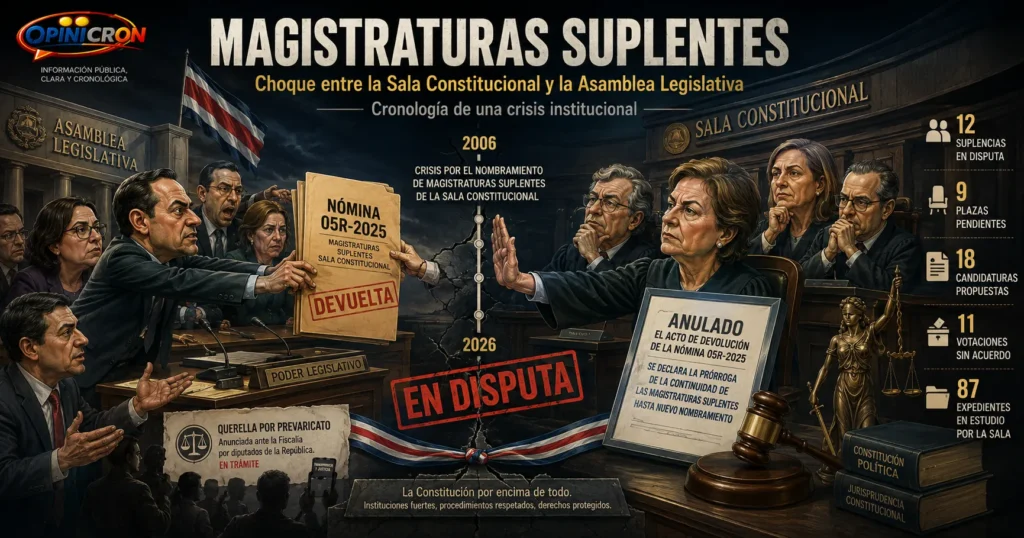 magistrados suplentes de la Sala Constitucional