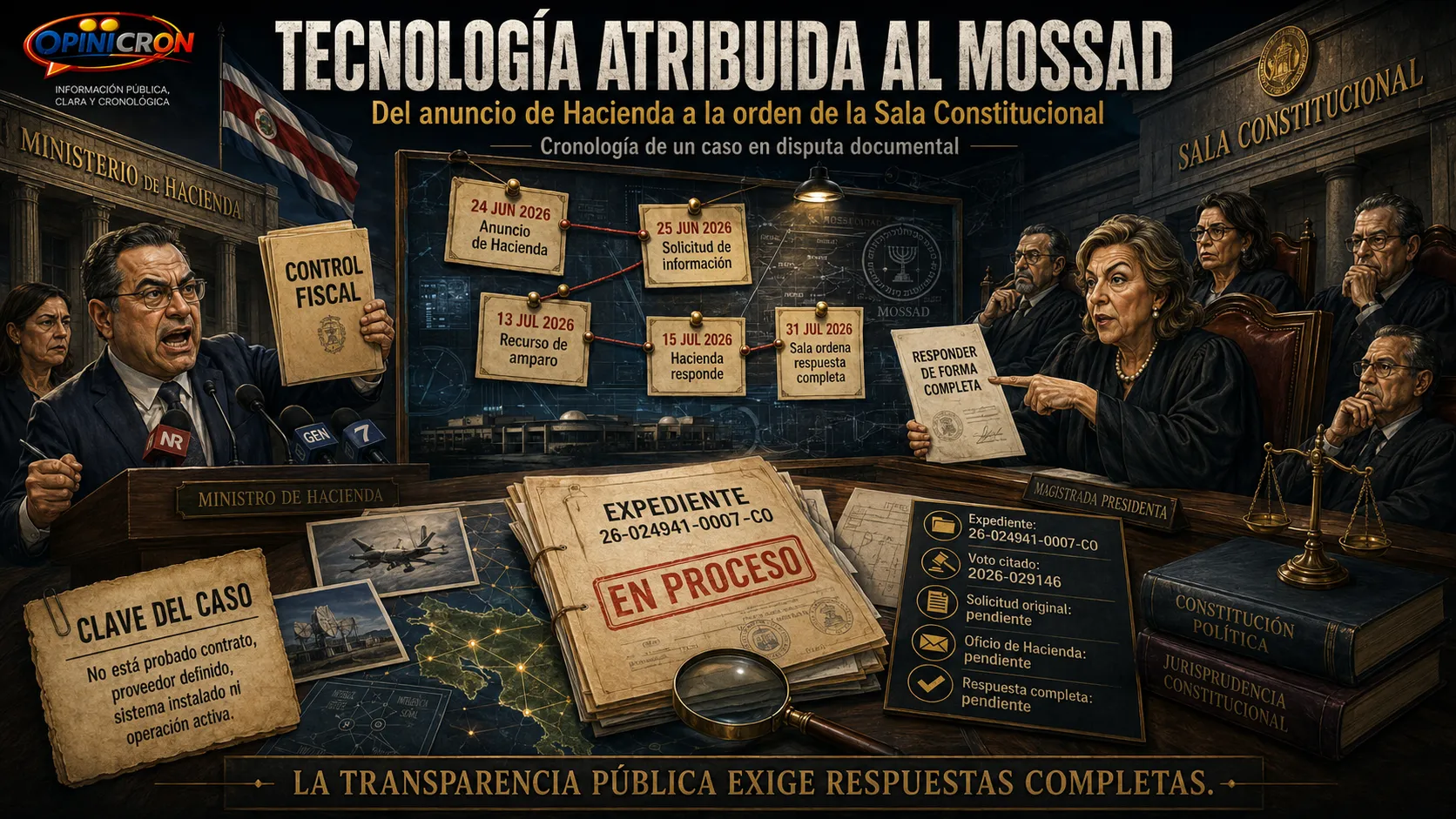 Tecnologia atribuida al Mossad para control fiscal: Hacienda, Mossad y Sala Constitucional